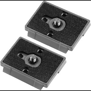 TheLau - Snelkoppelingsplaat 1/4" schroef voor camera statiefkop (2 stuks) met compatibiliteit voor Manfrotto 200PL-14