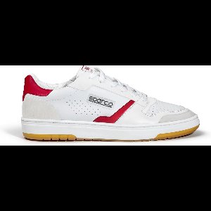 Sparco S-URBAN Rood – Unisex Tennis Style Sneakers met Retro Racing Look - Rood - Maat - 43