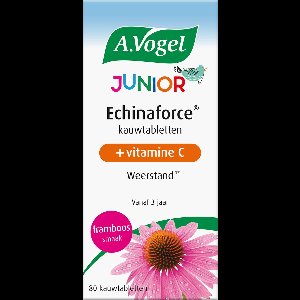 A.Vogel Echinaforce Junior + Vitamine C kauwtablet - Ondersteunt de weerstand bij kinderen - 80 st