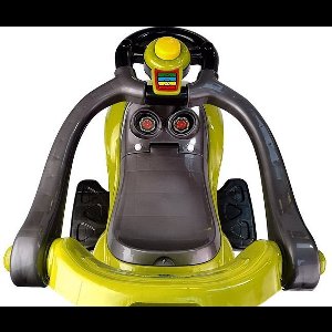 Mega Car 3 in 1 loopauto met duwstang - Groeit mee met je kind - Geel