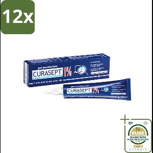 Curasept - Parodontaal Gel - Chloorhexidine 1% - Voor Parodontitis & Tandvleesproblemen - 30 ml - Voordeelverpakking - 12 stuks - Tandvleesproblemen - Parodontitis