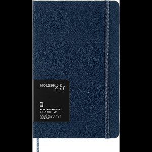 Slim Notitieboek Groot Met Regel Lijn Harde Kaft Blauw