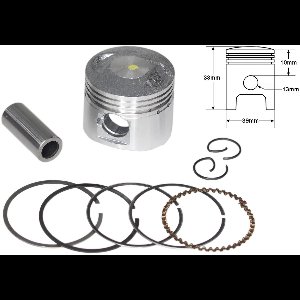 Zuigerset 50cc GY6 39mm 4 Takt Scooter Merk BPC Parts