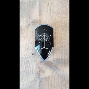 STL Lord of the Rings 'Schild' Ocarina - Tenor C - 6 gaten - Keramiek