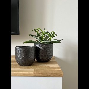 Davos Antraciet Pot D 12 x H 13