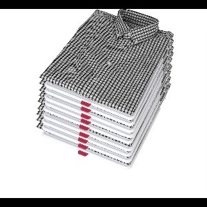 JGS ® Tien Delige Stapelbare T-Shirt Organizerset voor Efficiënte Kledingopslag in Kast