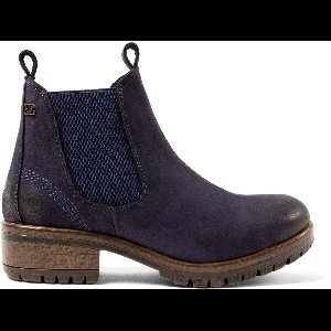 Lazamani - Lia Dames Chelsea Boots Leer Jeans - Maat 40