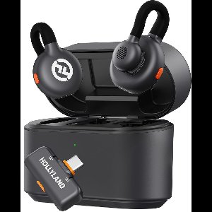 ​Hollyland LARK M2S Draadloze Microfoon, USB-C Connector, 300m Bereik, 30u Opname, Noise Cancelling, App Control, voor Smartphone & Tablet​​