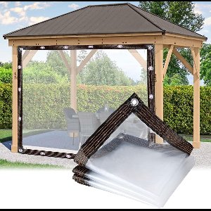 Azomor® Waterdichte transparante afdekzeil voor veelzijdig gebruik in tuin en huis