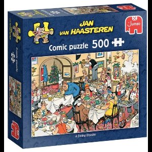 Jumbo - Jan van Haasteren - A Dining Disaster - 500 stukjes - Legpuzzel
