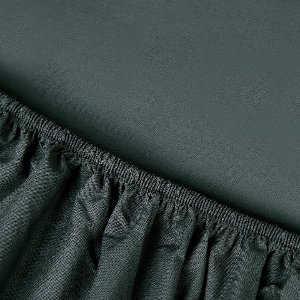 Kayori Kai Hoeslaken Katoen - 140x200cm - Matrasdikte 35cm - Rondom Elastiek - Antracite