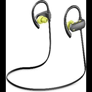 Cellularline Grasshopper Pro oorhaak Stereofonisch Bluetooth Grijs, Limoen mobiele hoofdtelefoon