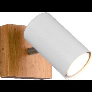 LED Plafondspot - Torna Milona - GU10 Fitting - 1-lichts - Rond - Mat Wit - Aluminium