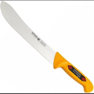 Eikaso Solingen Slagersmes met Bull Nose – Geel Heft – 26 cm Lemmet – Stijf