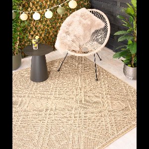 Buitenkleed design - Retreat beige 160x230 cm