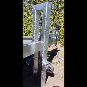 Anti diefstal parkeerpaal - geschikt voor alle aanhangers met een v-dissel