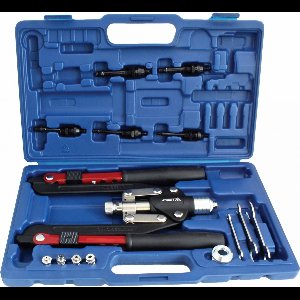 Blindklinkmoer tang set M4 t/m M10 - Popnagel tang - 14 dlg - Riveteertang - SATRA