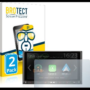 BROTECT - Screenprotector voor Zenec Z-N528 - Folie Beschermfolie transparant 2 Stuks
