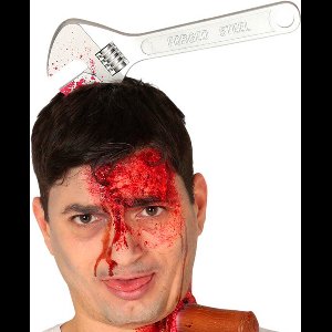 Fiestas Guirca - Tiara moersleutel met bloedspetters