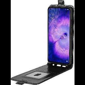 Cazy Hoesje geschikt voor Oppo Find X5 - Flip Case met Pasjeshouder - Zwart