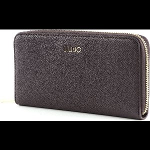 LIU JO Portemonnee Manhattan XL Zip Around XL Prugna Bruine