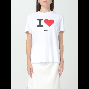 I Heart MSGM Graphic Tee Wo - White T-Shirts