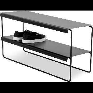 Spinder Design schoenenrek Nivo 70 - Zwart - 7 paar schoenen - Staal