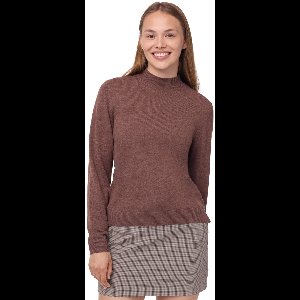 DANISH ENDURANCE Trui van Merinowol met Kasjmiermix - voor Vrouwen - Bruin - Maat S