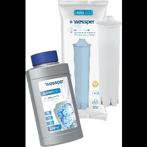 Waterfilter voor Jura koffiemachines + Ontkalker 250ml