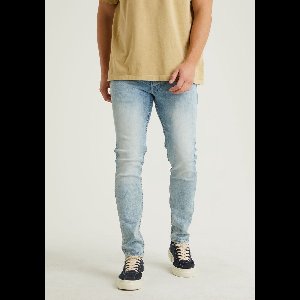 CHASIN' Jeans Heren - Slim-Fit Jeans - Carter Bleach - Broek - Lichtblauw