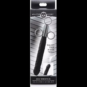 XR Brands Jizz Shooter - Siliconen Dildo Glijmiddel Launcher black