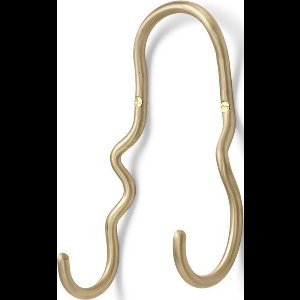 Ferm Living Wandhaak - Curvature - Brass