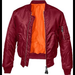 Brandit - MA1 Bomber jacket - XL - Bordeaux rood
