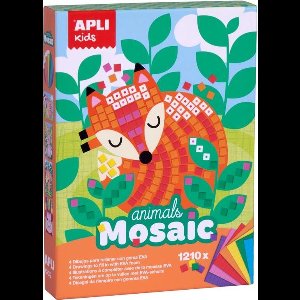 Apli Kids mozaiek 2 vellen dieren
