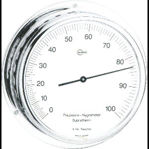 Barigo 730 hygrometer - chroom - supratherm - Ø 13 cm