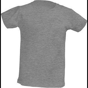 5 pack Kids T-shirt in Grey melange-116
