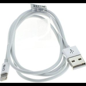 OTB Lightning naar USB 2.0 data kabel voor Apple iPhone / iPad - 1 Meter - Wit