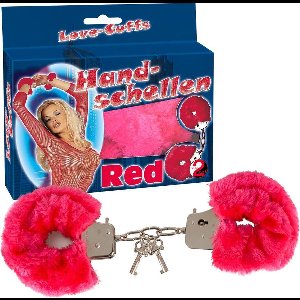 You2Toys – Klassieke Pluche Liefdes Handboeien voor Spannende Rollenspelen – Rood