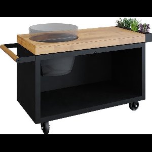 OFYR - KAMADO TABLE - ZWART - 135 PRO TEAKHOUT