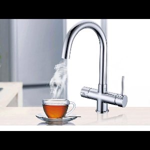 3 in 1 Kokendwaterkraan - Cool Touch - 2,3 L boiler - Verchroomd