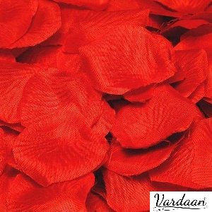 Rode Rozenblaadjes - 180 stuks - Romantische Versiering - Rode Neppe Bladeren - Rozenblaadjes - Kunstbladeren voor Binnen & Buiten - Kunstmatige Decoratie - Huwelijk, Jubileum, Moederdag, Vaderdag, Valentijn etc