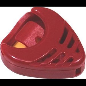 Plectrum houder voor op gitaar - rood