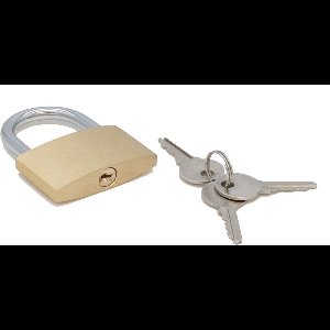 Hangslot - 50 mm - Drie sleutels