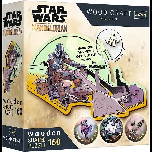 Trefl Trefl - Puzzels - 160 Houten Puzzels" - De Mandaloriaan - Hereniging / Lucasfilm Star Wars De Mandaloriaan FSC Mix 70%".