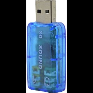 Mini Geluidskaart Externe 3D USB Sound Card 5.1 Channel Audio Card Adapter 3.5mm / voor Playstation 4 PS4 / HaverCo