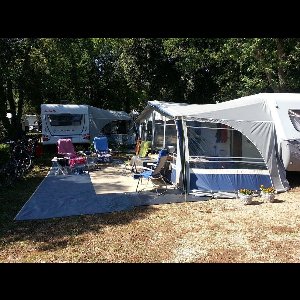 tentdoek - tentzeilbescherming - gronddoek - grondzeil - campingdoek - 3 x 4.80 mtr - 130 gr p/m²