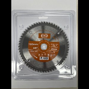 Suilen Zaagblad voor aluminium 160 mm 60 tanden asgat 20 mm