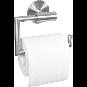 TOVBMUP Toiletrolhouder - Toiletrolhouder - 180 graden draaibaar - Boren vereist - Schroef- en wandbevestiging - Roestvrij staal - Geborstelde afwerking - Geschikt voor badkamer en keuken