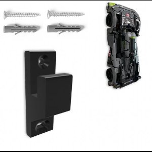 YUOM. Wall Mount voor LEGO Technic Technic PEUGEOT 9X8 24H - incl. schroeven & pluggen - Muurbeugel LEGO Technic Car Wall Mount - PEUGEOT 9X8 24H - Lego Houder Auto Modellen - Lego Le Mans
