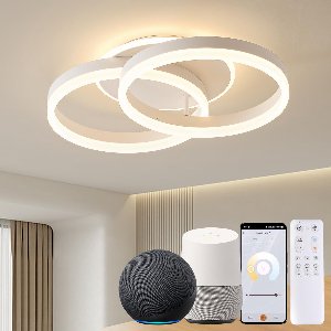Azomor® Moderne slimme plafondlamp met afstandsbediening en dimfunctie voor elke ruimte